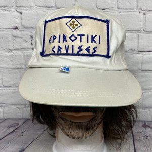 Vintage Hat Cap Snapback White COBMASTER EPIROTIKI